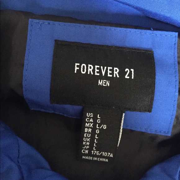 Forever 21 Men Colourblock Flag Windbreaker - Picture 3 of 5